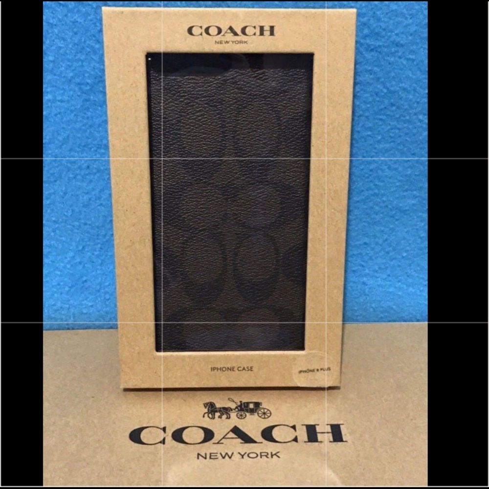 Coach Signature Coated Canvas Phone Case